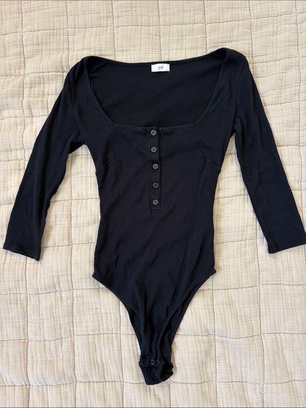 Yse ribbed bodysuit